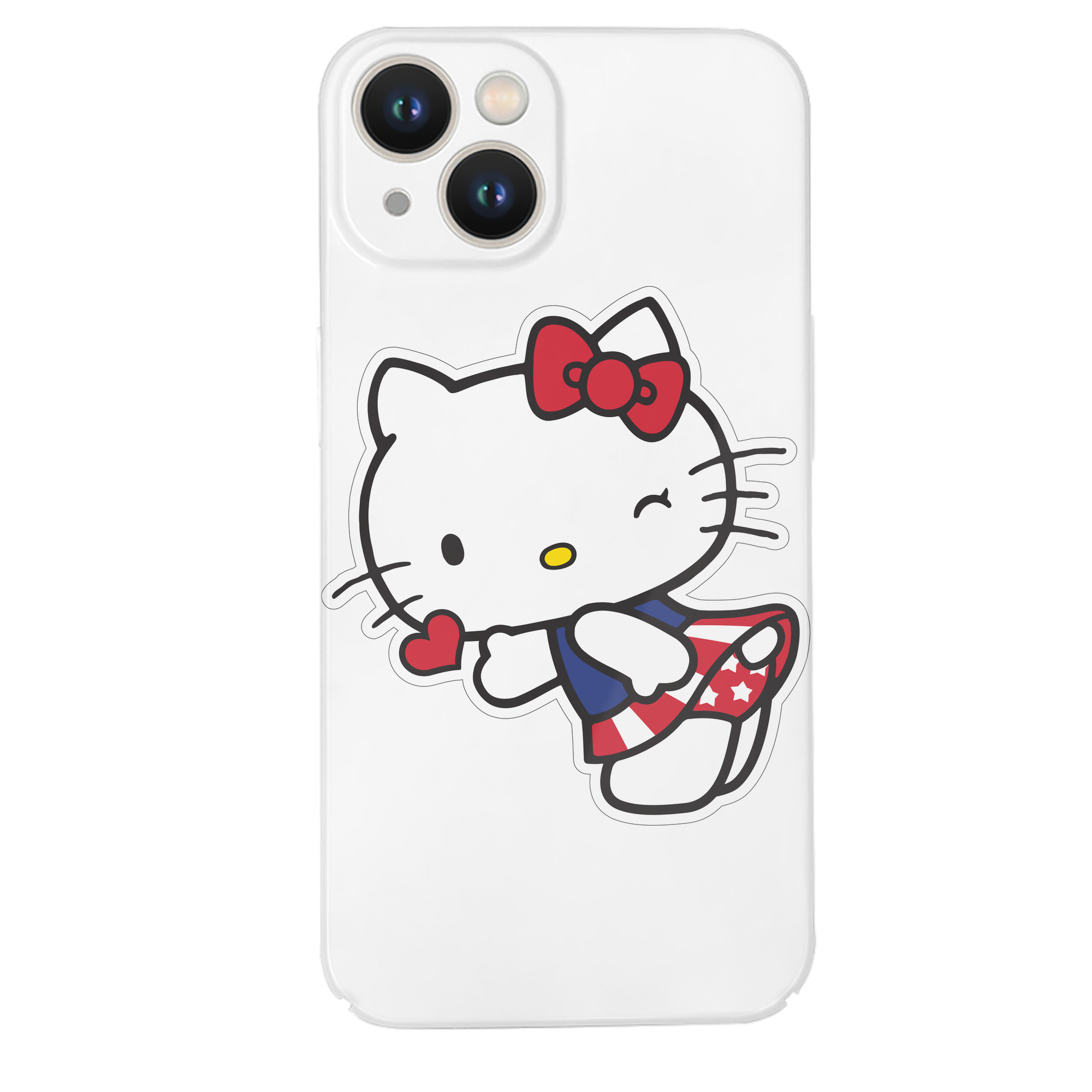 （画像用） Hello Kitty ハローキティ 【iPhone 14シリーズ対応】ハードケース